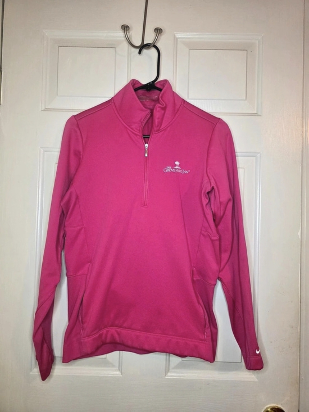 Nike Golf Tour Performance Golf Quarter Zip Pink Medium